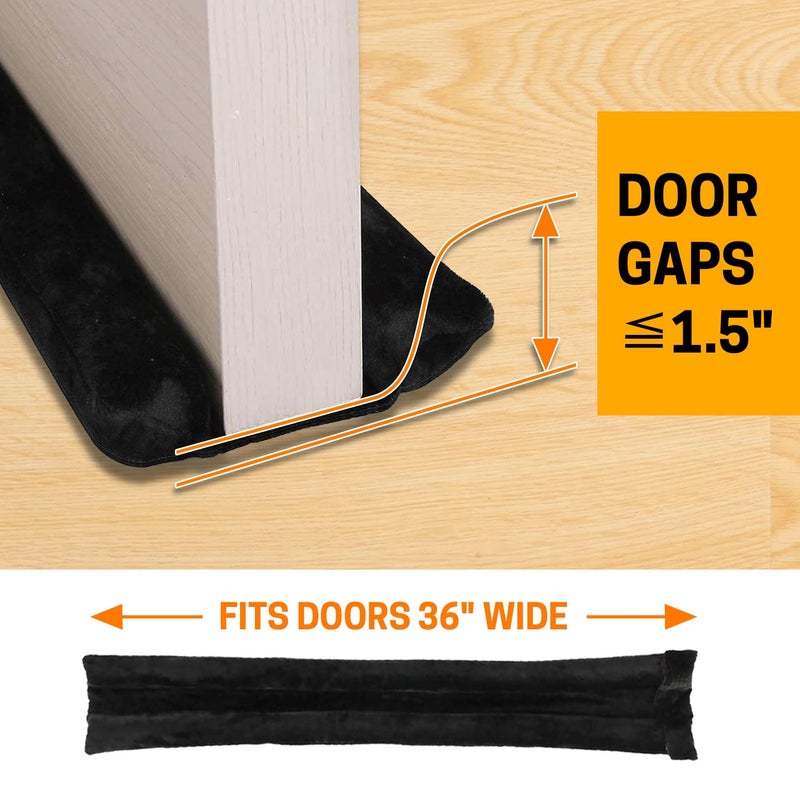 VISEMAN 36 Inch Under Door Stopper-Door Noise Blocker, Double Sided Door Stopper, Machine-Washable - Image 5